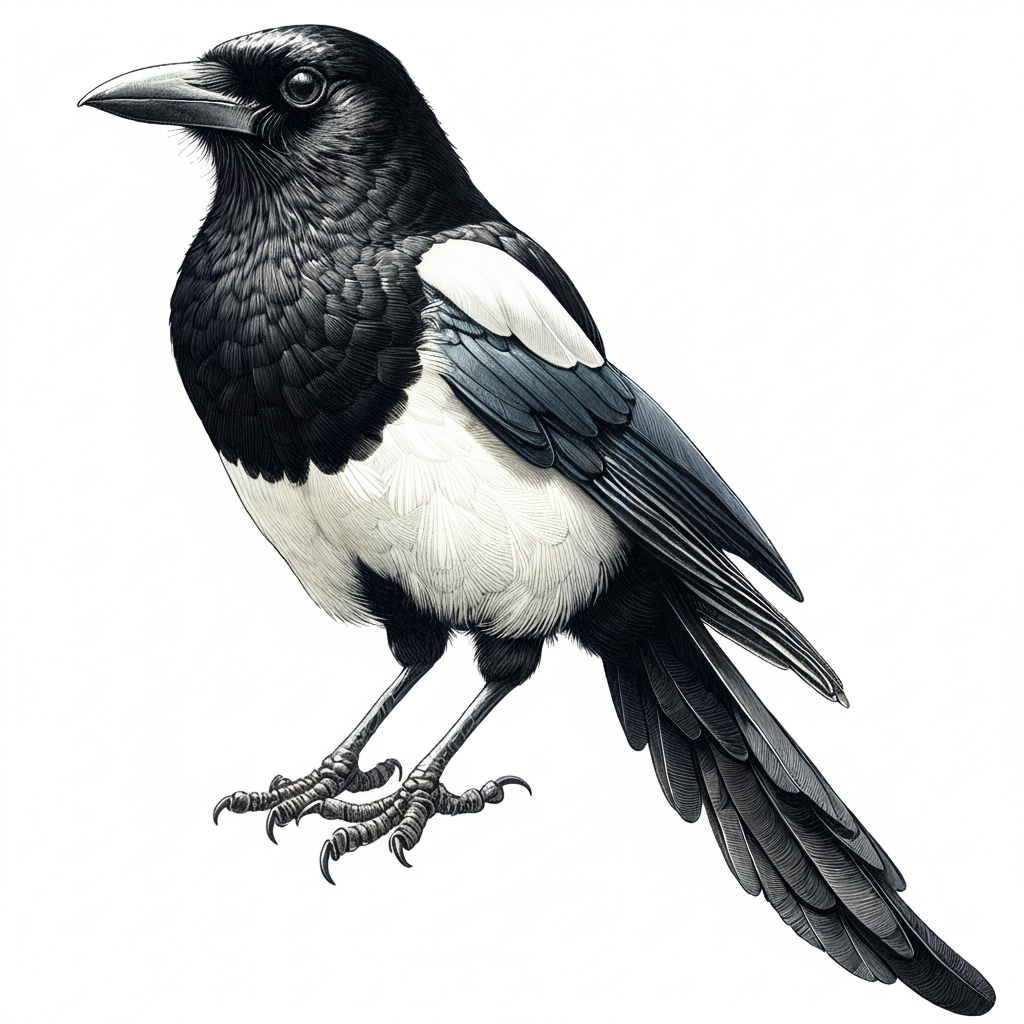 Black-billed Magpie